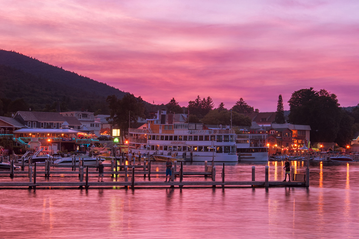 lake george sunset